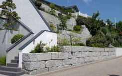 Mauersteine Granit allseits gespalten