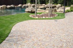 Porphyr Oberseite gespalten