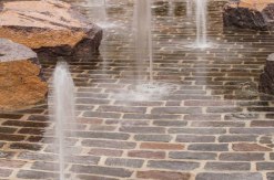 Porphyr Oberseite gespalten