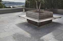 Luserna Gneis Oberseite geflammt