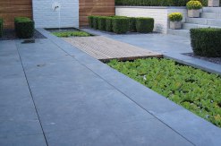 Blaustein Kalkstein Oberseite geschliffen