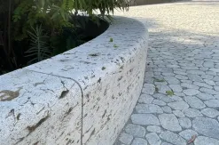 Muschelkalk Sitzbank