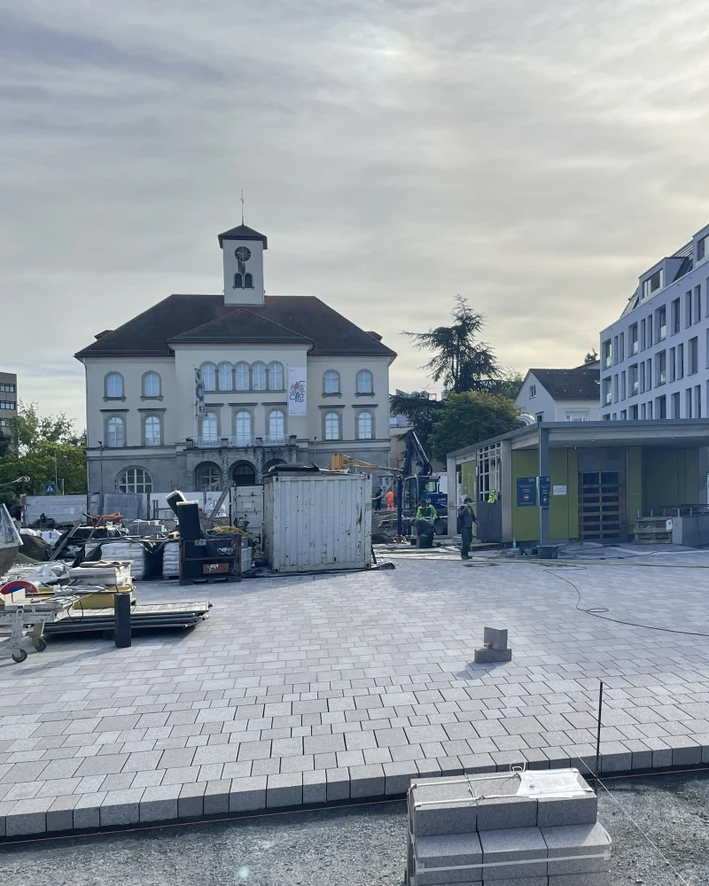 Gestaltung mit Naturstein Marktplatz Sindelfingen
