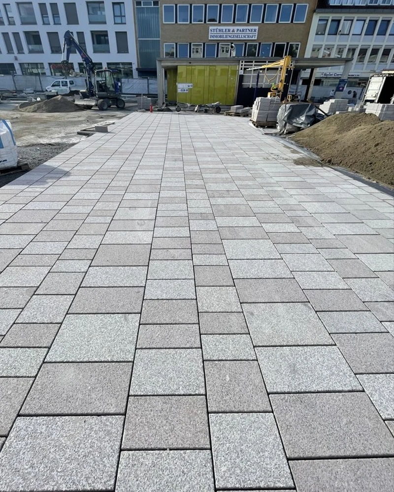Gestaltung mit Naturstein Marktplatz Sindelfingen